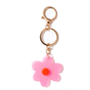 Flower key ring-Emeldo-Pink with red- Tiny Trader - Gold Coast Baby Shop