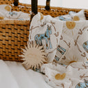 He's Here Reversible Sun Announcement Plaque