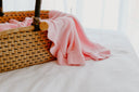 Cotton Frill Blanket | Pink