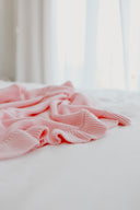 Cotton Frill Blanket | Pink