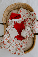 My first Christmas - baby swaddle wrap