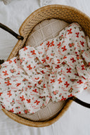 My first Christmas - baby swaddle wrap