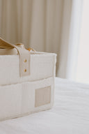 Teddy Boucle Nappy Caddy | Cream