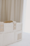 Teddy Boucle Nappy Caddy | Cream
