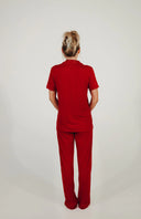 Festive Red Women's Pants Pyjama Set