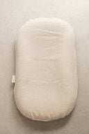 Baby Lounger Nest + Natural Linen Cover: Beige