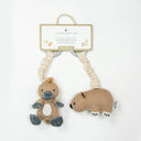 2pk Stroller Toy - Platypus & Wombat