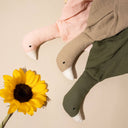 Goose Comforter Baby Security Blanket - Dune