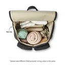 Signature Nappy Backpack - Oat Dimple Vegan Leather