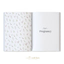 Baby Memory Book with Keepsake Box - White