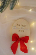 MY FIRST CHRISTMAS PLAQUE - OVAL