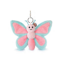 Aurora Butterfly Bag Charm 7"/ 18 cm