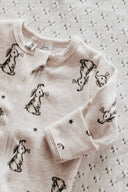 Zipsuit: Oatmeal Bunny: 1