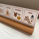 72 Daily Routine Cards & Display Stand - Daily Visual Cues: 72 Cards / Bag / 1x Display Stand (Holds 5 Cards)