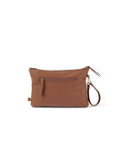 Nappy Changing Pouch - Chestnut Brown Vegan Leather