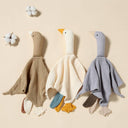 Goose Comforter Baby Security Blanket - Parchment