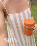 MARSHMALLOW SWIRL - Regular Reusable Coffee Cup 8oz
