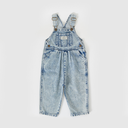 Austin Vintage Washed Denim Overalls-Goldie+Ace-6-12M- Tiny Trader - Gold Coast Baby Shop