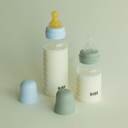 Baby Bottle Set 270ml Silicone - Ivory-BIBS- Tiny Trader - Gold Coast Baby Shop