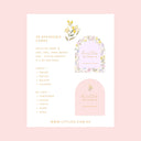 Baby Milestone Cards | Fleur & Bloom Pink-Baby & Toddler-Littlish- Tiny Trader - Gold Coast Baby Shop