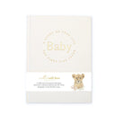 Baby Memory Book – Classic White Linen