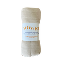 Bamboo Cotton Muslin Swaddle-Littlish-Stone- Tiny Trader - Gold Coast Baby Shop