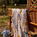 Blue Pony Club Baby Wrap-baby wrap-The Name Nest- Tiny Trader - Gold Coast Baby Shop