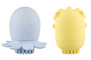 SILICONE ANIMAL BATH SHOWER BRUSH 2PCS SET