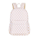 Caramel Check Junior Kindy/School Backpack-Kinnder-Standard- Tiny Trader - Gold Coast Baby Shop