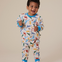 Dino-Mite Terry Sweatpants-Goldie+Ace-3-6M- Tiny Trader - Gold Coast Baby Shop