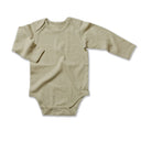 Organic Long Sleeve Baby Bodysuit — All‑Season Comfort, Chemical‑Free - Sage