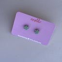 Flower Studs-Emeldo-neon red- Tiny Trader - Gold Coast Baby Shop