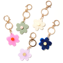 Flower key ring-Emeldo-Pink with red- Tiny Trader - Gold Coast Baby Shop