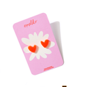 Heart Studs-Emeldo-Neon Red- Tiny Trader - Gold Coast Baby Shop