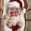 Vintage 'Santa Baby' Short Sleeve Bubble Romper