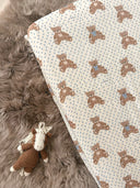 Teddy Bear Picnic // Fitted Cot Sheet
