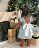 Kid's Candy Stripe Dress - Green