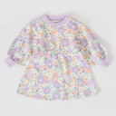 Leah Long Sleeve Dress Flora-Goldie+Ace-1Y- Tiny Trader - Gold Coast Baby Shop
