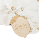 Lemon Muslin Swaddle-Littlish- Tiny Trader - Gold Coast Baby Shop