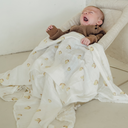 Lemon Muslin Swaddle-Littlish- Tiny Trader - Gold Coast Baby Shop