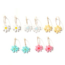 Mini Daisies-Emeldo-pink with red-Gold Hoop- Tiny Trader - Gold Coast Baby Shop