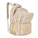 Mustard Stripe Campus Backpack-Kinnder- Tiny Trader - Gold Coast Baby Shop