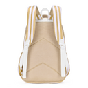 Mustard Stripe Campus Backpack-Kinnder- Tiny Trader - Gold Coast Baby Shop
