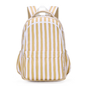 Mustard Stripe Campus Backpack-Kinnder- Tiny Trader - Gold Coast Baby Shop