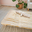 Mustard Stripe Daycare Sheet & Pillow Set