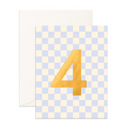 No.4 Party Greeting Card-Fox & Fallow- Tiny Trader - Gold Coast Baby Shop