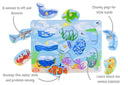 Sea Animals in Their Habitat Wooden Puzzle