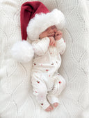 Bamboo/Organic Cotton Growsuit - Christmas Woodland