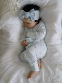 Bamboo/Organic Cotton Growsuit - Bluebells