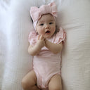 Bamboo/Organic Cotton Olivia Bodysuit | Pink